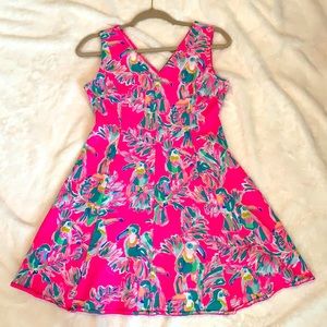 Lilly Pulitzer parrot print dress